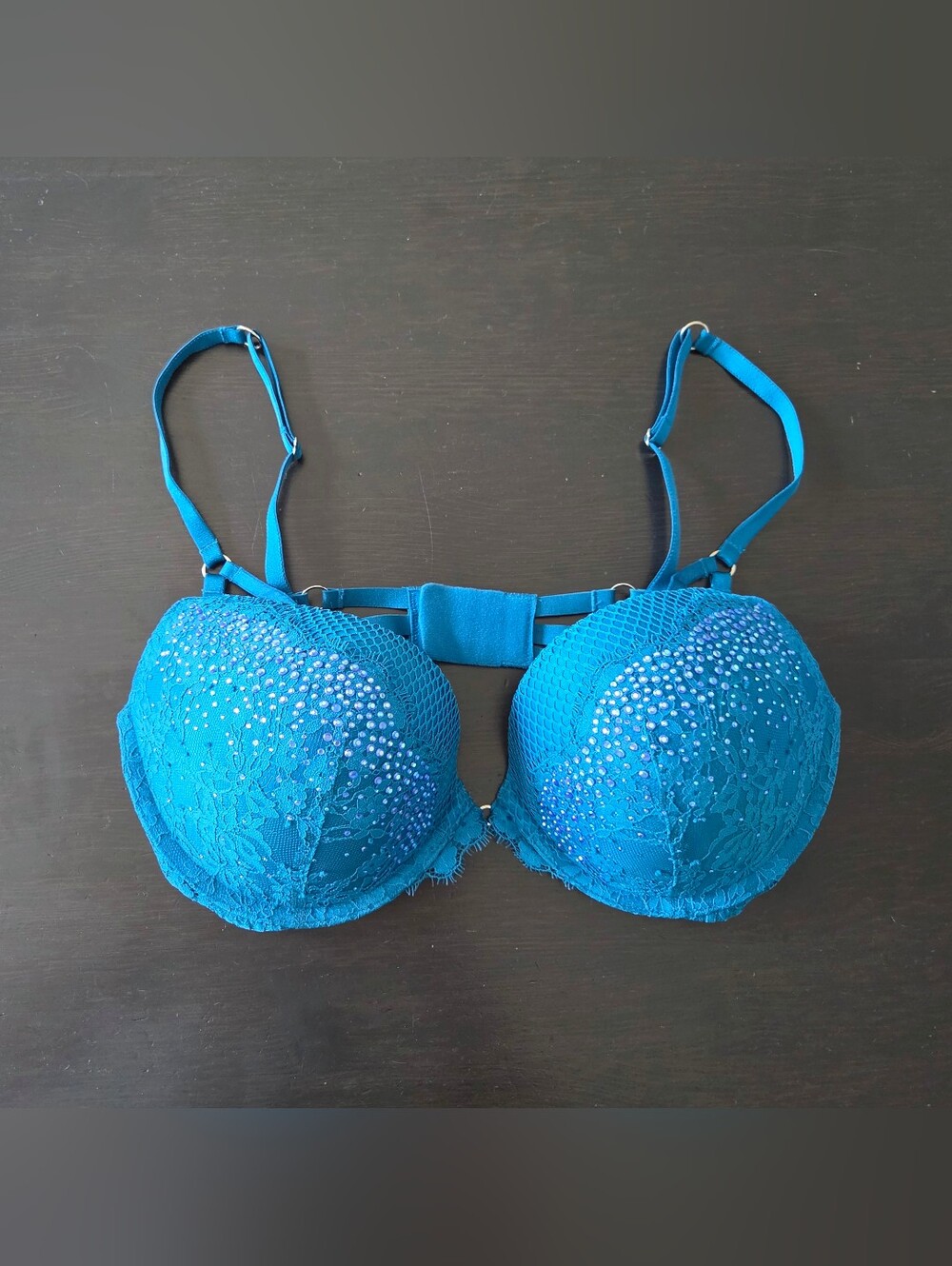Victoria's Secret Rhinestone Push Up Bra